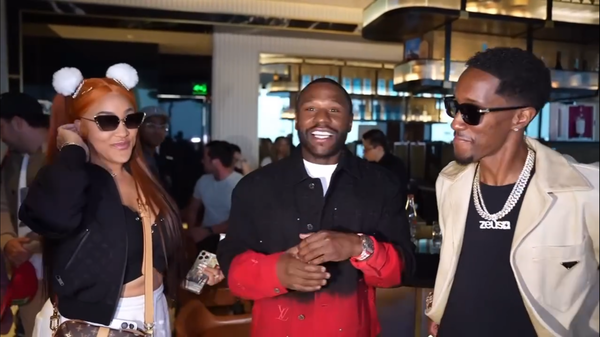 Floyd Mayweather, Lemuel Plummer, and Natalie Nunn