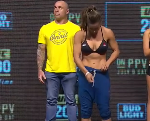 VIDEO: When Joe Rogan Couldn't Take His Eyes Off Miesha Tate at the  Weigh-Ins - EssentiallySports