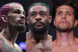 Sean O&#8217;Malley, Aljamain Sterling and Brian Ortega