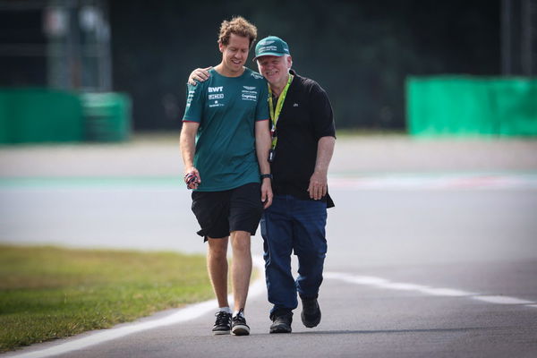 Sebastian Vettel with his Dad