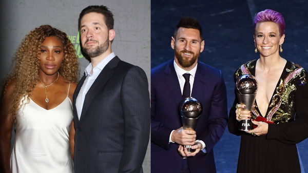 Serena Williams Alexis Ohanian Lionel Messi and Megan Rapinoe