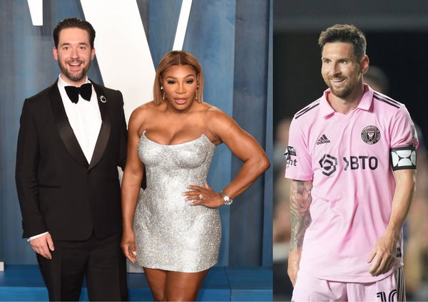 Serena Williams Alexis Ohanian Lionel Messi