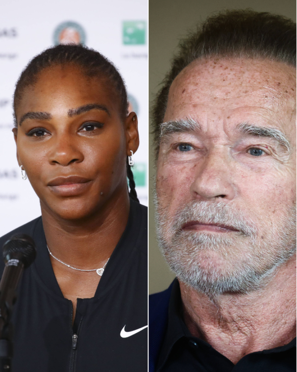 Serena Williams, Arnold Schwarzenegger, Alexis Ohanian