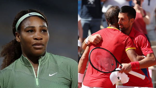 Serena Williams, Rafael Nadal and Novak Djokovic