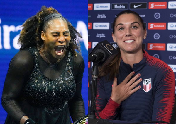 Serena Williams and Alex Morgan