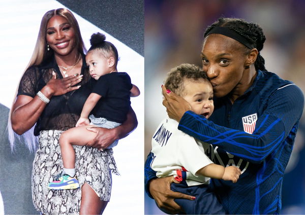 Serena Williams and Crystal Dunn