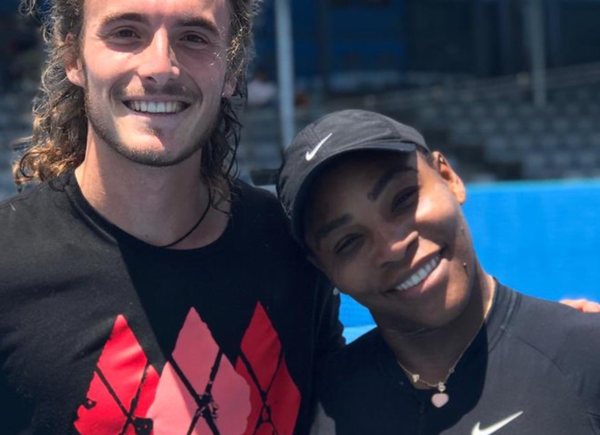 Serena-Williams-and-Stefanos-Tsitsipas