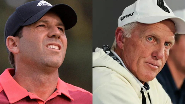 Sergio Garcia Greg Norman Collage