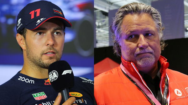 Sergio Perez (L) and Michael Andretti (R)