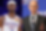Shai Gilgeous-Alexander and Adam Silver