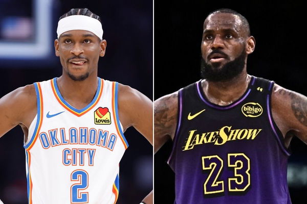 Shai Gilgeous-Alexander and LeBron James