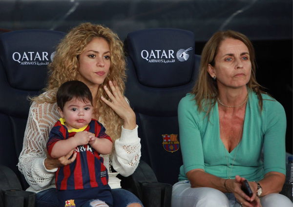 Shakira and Gerard Pique mother