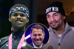 Shakur Stevenson, Eddie Hearn, Teofimo Lopez