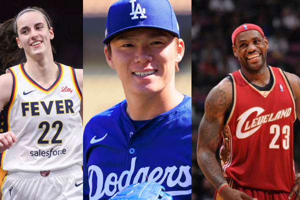 LeBron James, Caitlin Clark and Yoshinobu Yamamoto