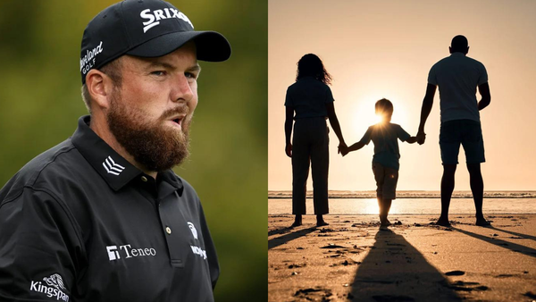 Shane Lowry Family Silhouette Collage