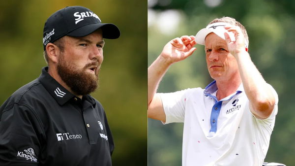 Shane Lowry (L), Luke Donald (R) Collage