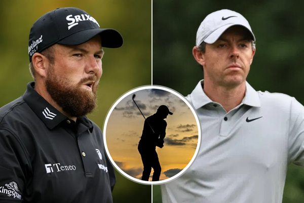 Shane Lowry &#8211; Rory McIlroy &#8211; Silhouette