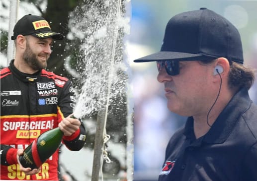 Shane Van Gisbergen and Tony Stewart