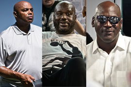 Shaquille O&#8217;Neal, Charles Barkley, Michael Jordan