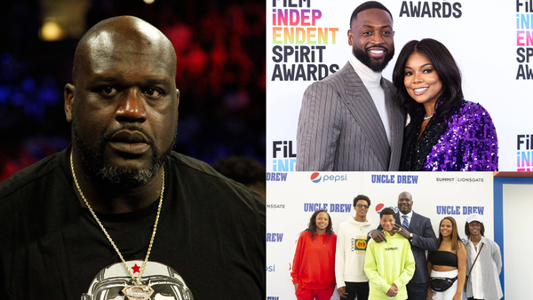 Shaquille O&#8217;Neal, Dwyane Wade, Gabrielle Union, Shaq&#8217;s family