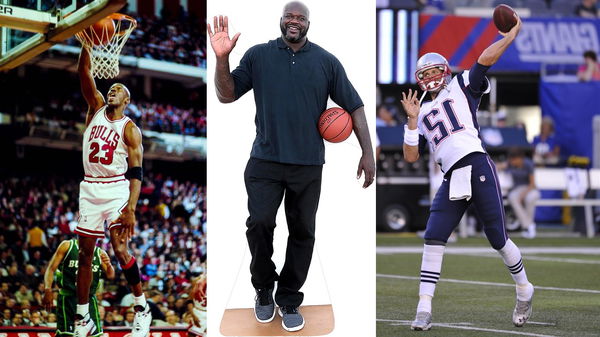 Shaquille O’Neal, Michael Jordan, Tom Brady