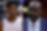 Shaquille O'Neal and AJ Dybantsa