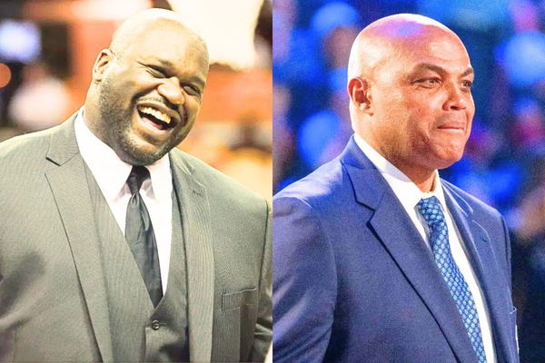 Shaquille O&#8217;Neal and Charles Barkley