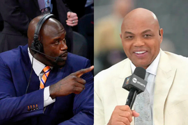 Shaquille O&#8217;Neal and Charles Barkley