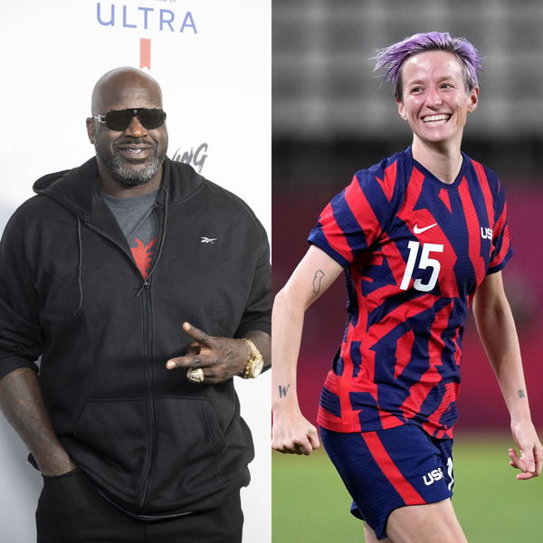 Shaquille O?Neal and Megan Rapinoe