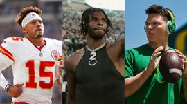 Shedeur Sanders and Patrick Mahomes