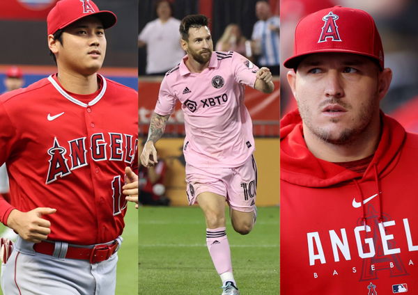 Shohei Ohtani Lionel Messi and Mike Trout