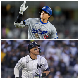 Shohei Ohtani and Aaron Judge