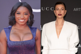 Siimone Biles and Hailey Bieber