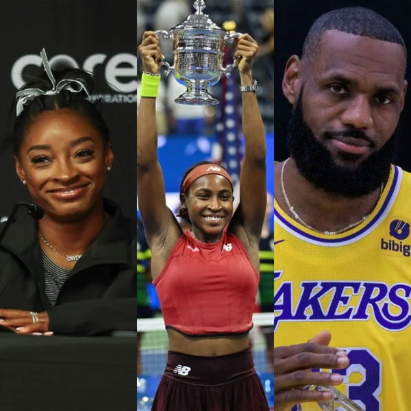 Simone Biles, Coco Gauff, Lebron James Imago Collage