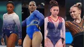 Simone Biles, Jordan Chiles, Suni Lee and Jade Carey