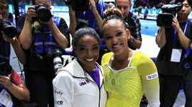 Simone Biles Rebeca Andrade