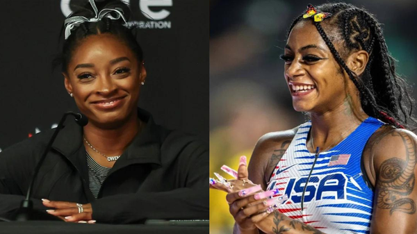 Simone Biles Sha’Carri Richardson