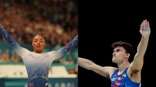 Simone Biles and Stephen