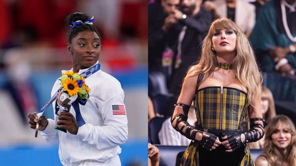 Simone Biles and Taylor Swift