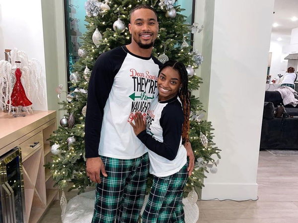 Simone Biles and owens christmas