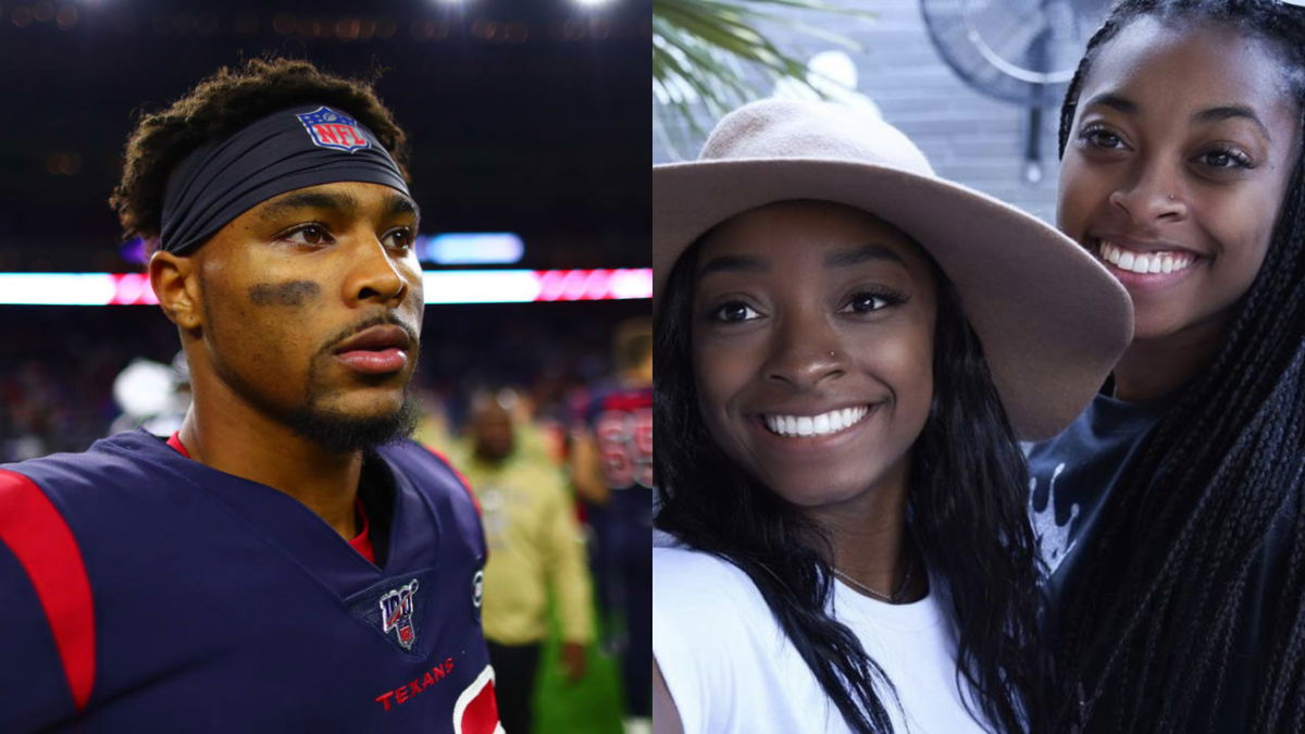 Simone Biles Flies off With Sister Adria Ahead of Her Big Day With