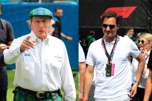 Sir Jackie Stewart Roger Federer