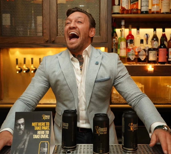 Conor McGregor forged irish stout