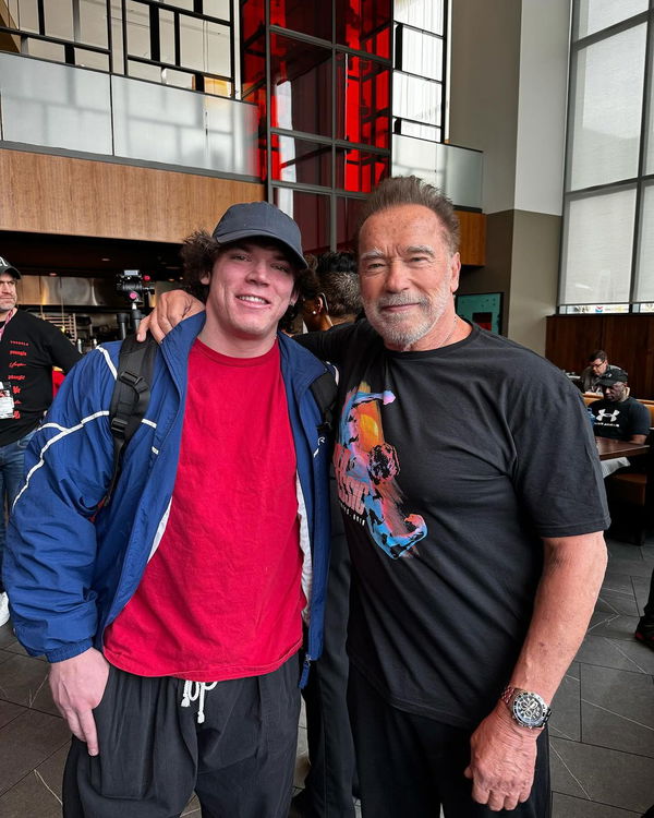 Sam Sulek &#038; Arnold Schwarzenegger