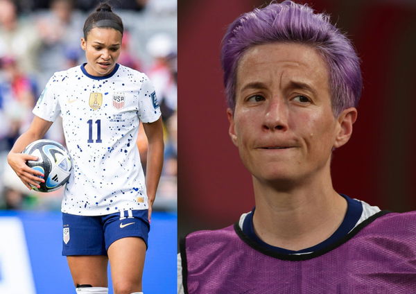 Sophia Smith and Megan Rapinoe