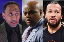 Stephen A. Smith, Charles Barkley, Jalen Brunson