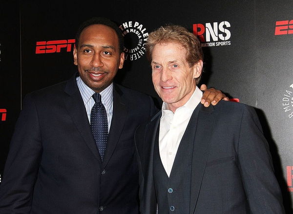 Stephen A. Smith with Skip Bayless