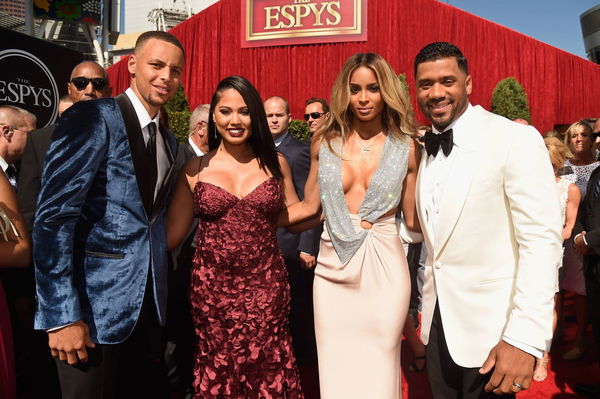 Stephen Curry, Ayesha Curry, Ciara and Russell Wilson, source_ FB