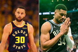 Stephen Curry Giannis Antetokounmpo FI
