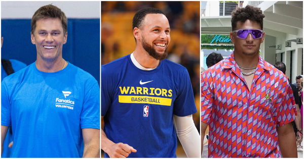 Stephen Curry, Pat Mahomes, Tom Brady